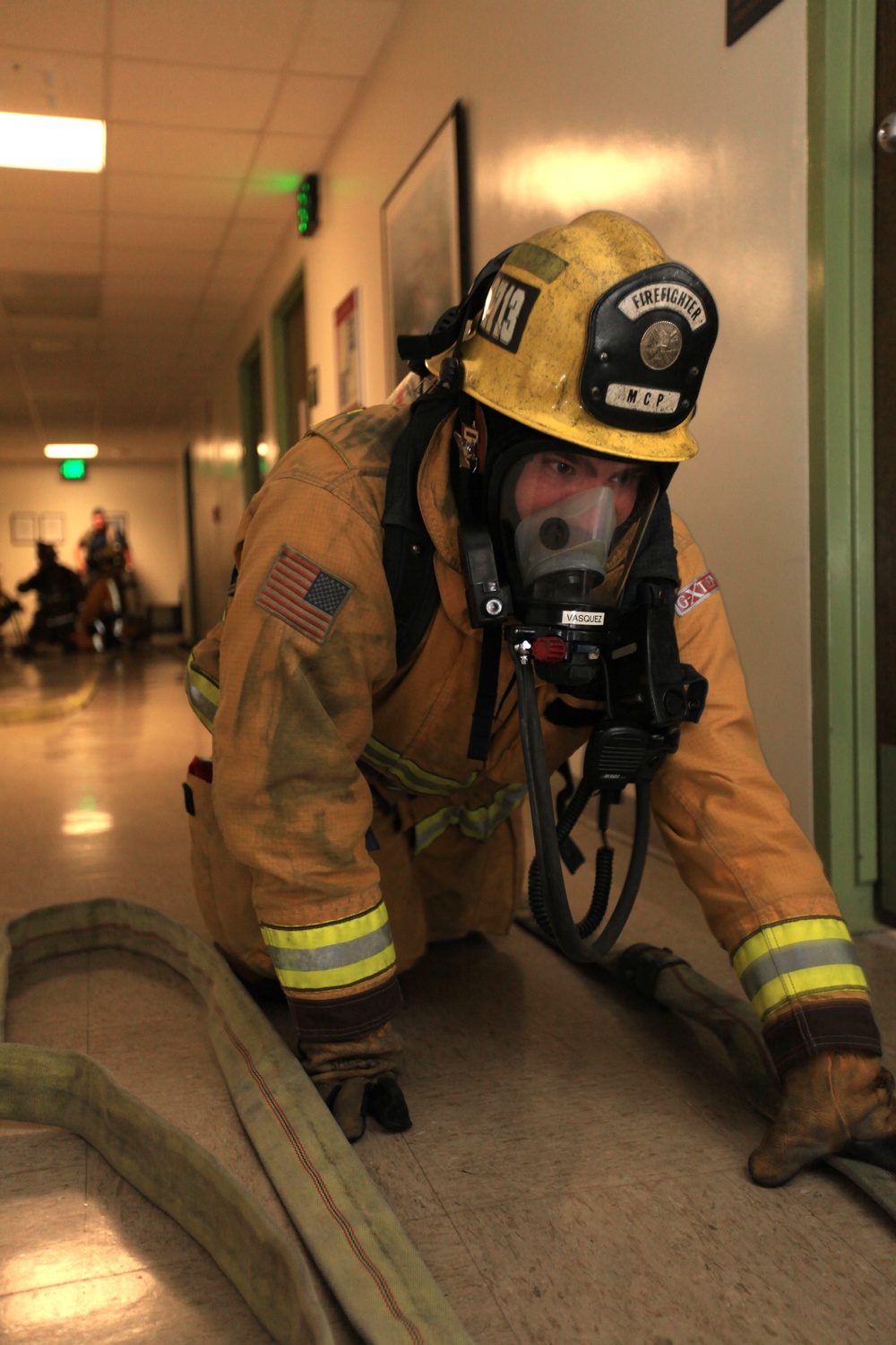 Firefighters blaze through high-rise exercise