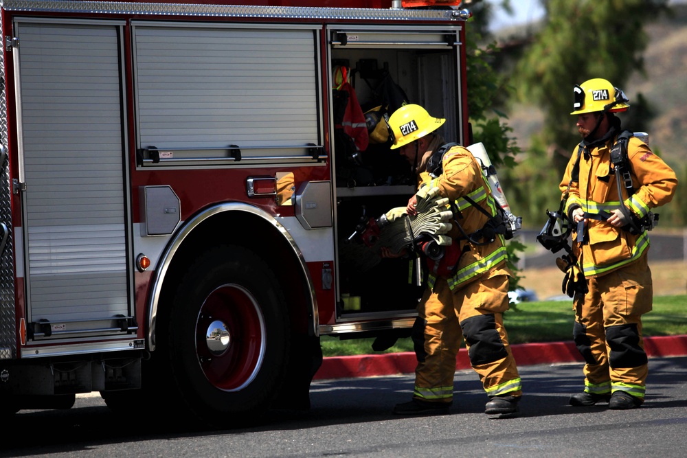 Firefighters blaze through high-rise exercise