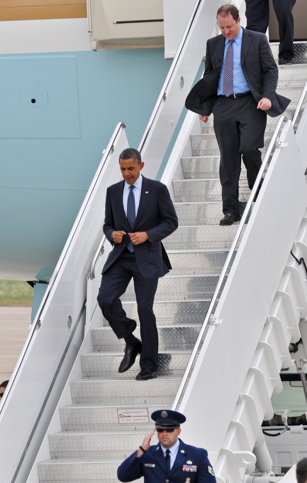 POTUS lands at Buckley