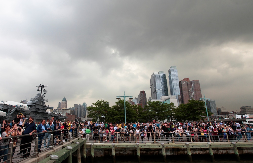 Marines arrive for Fleet Week New York