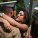 Family welcome Marine during Fleet Week New York 2012