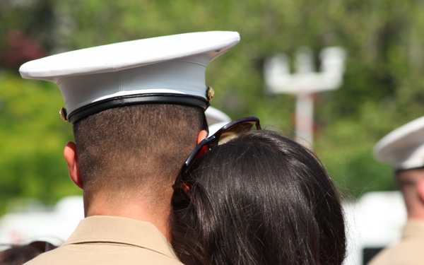 Family welcomes Marines during Fleet Week New York 2012