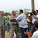 Soldiers celebrate building a schoolhouse for Hondurans