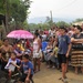 Soldiers celebrate building a schoolhouse for Hondurans