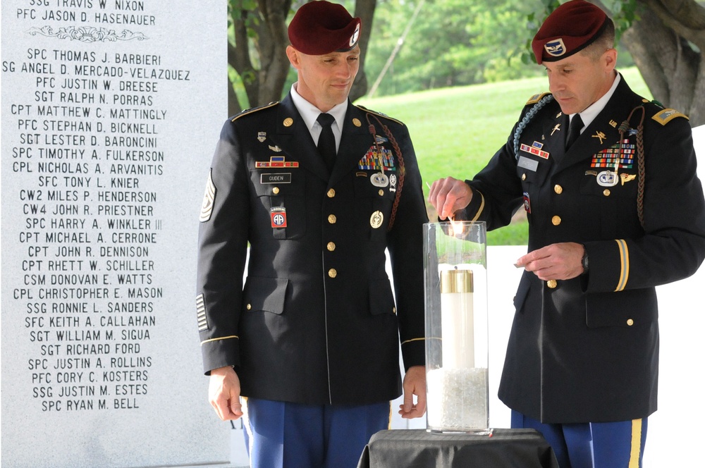 Falcon Brigade honors lost paratroopers