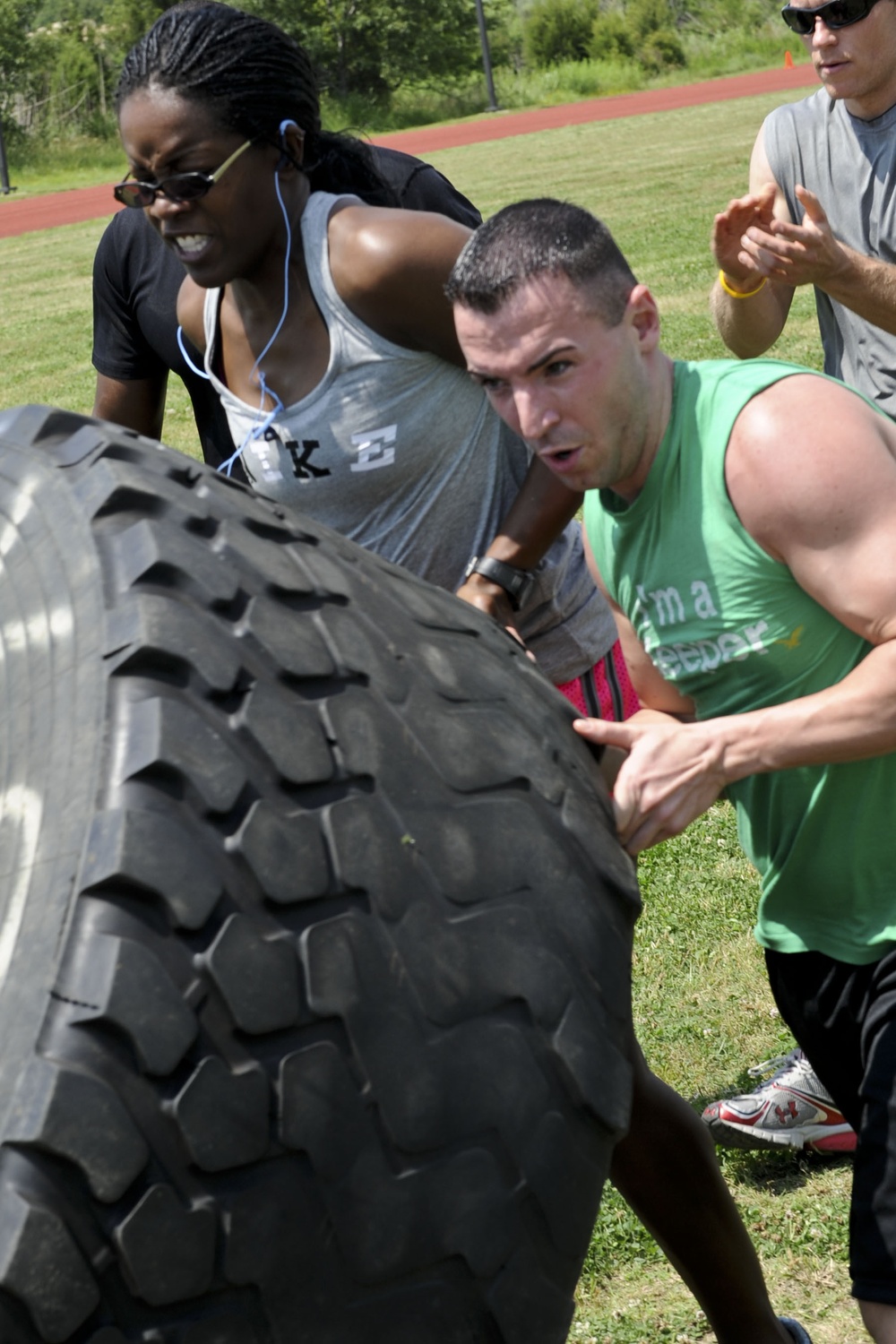 Langley AFB Airman Compete In Fitness Challenge