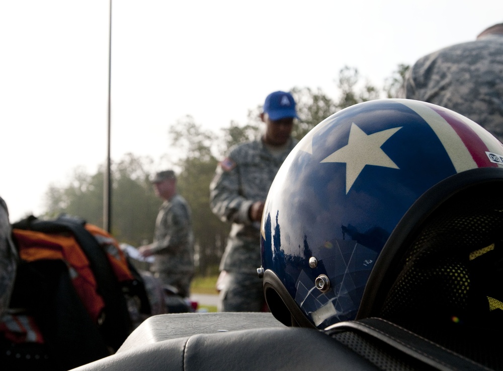 Third Army/ARCENT practices motorcycle safety