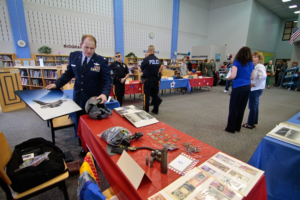 Alder Middle School shows military pride