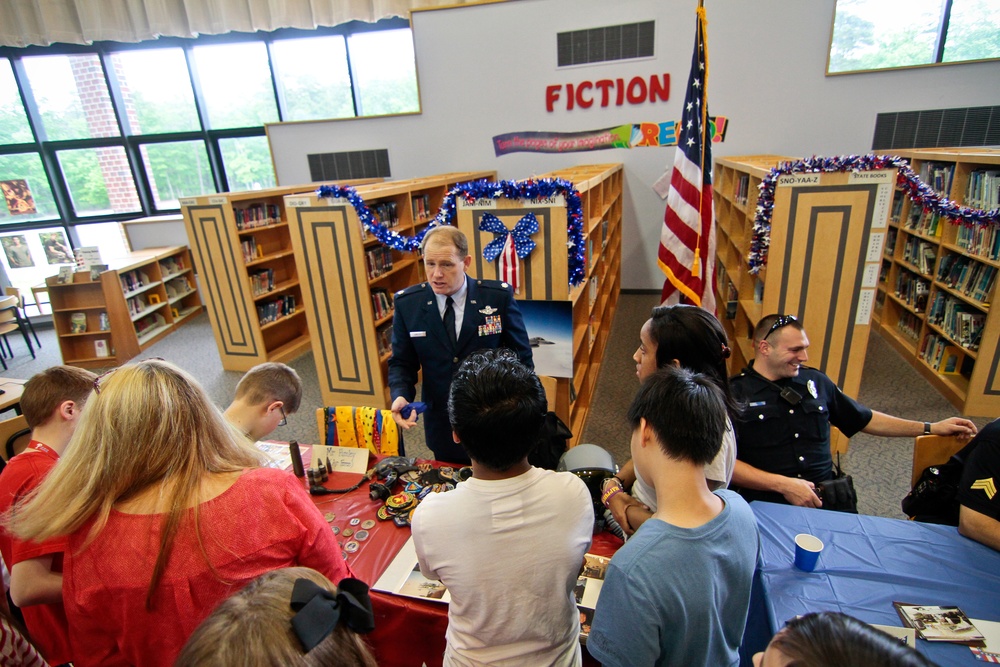 Alder Middle School shows military pride