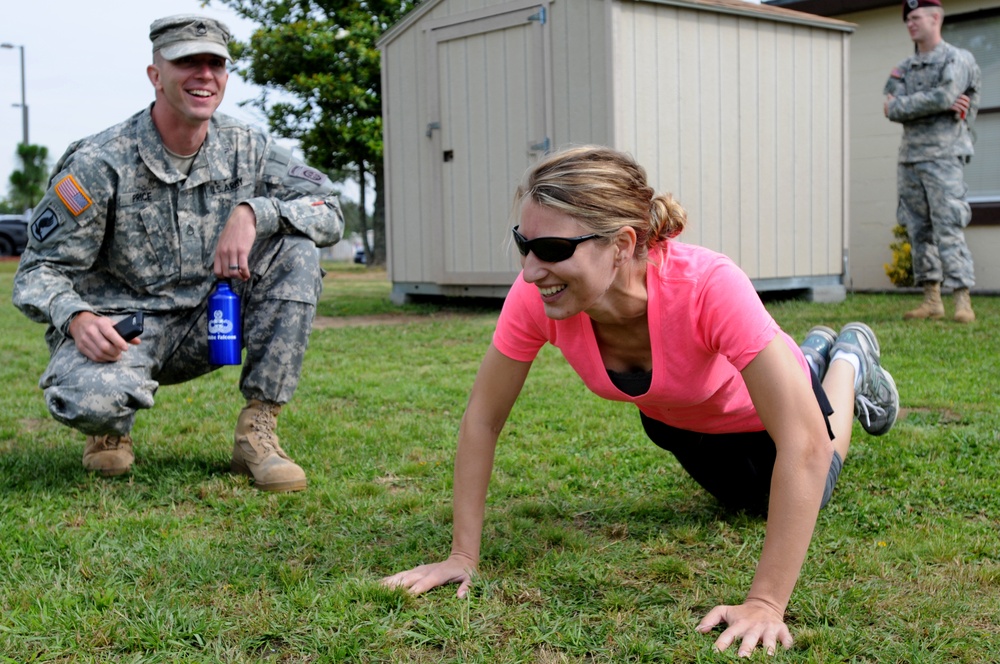 G.I. Jane Day: White Falcon Ladies learn what it means to be a Paratrooper for a day