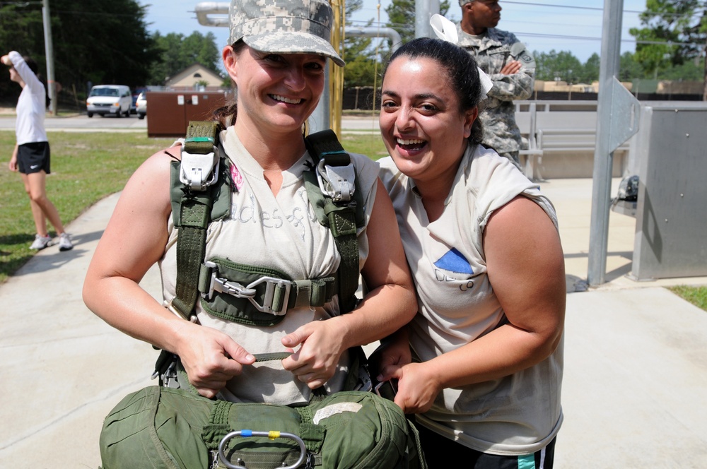 G.I. Jane Day: White Falcon Ladies learn what it means to be a Paratrooper for a day