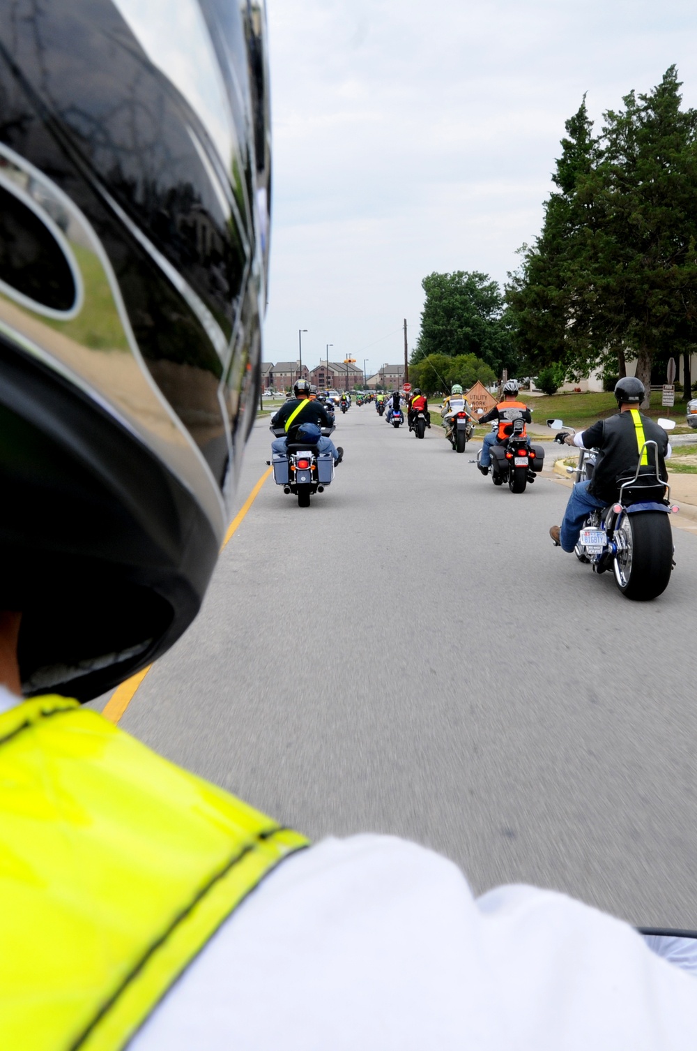 Live to ride: Paratroopers participate in motorcycle safety ride
