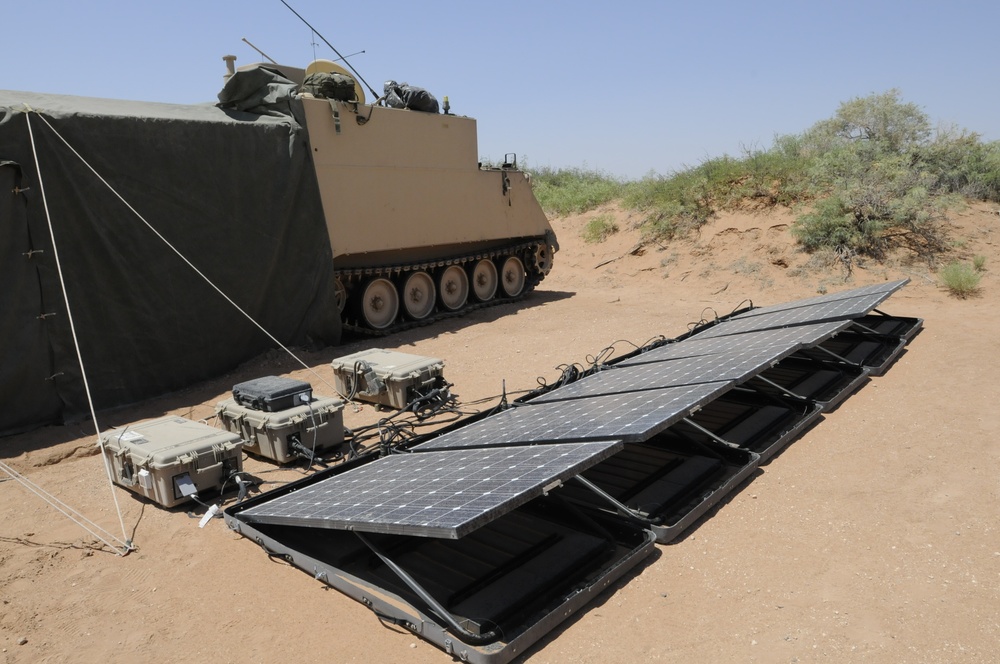 Alternative energy solutions encourage military self-sustainment