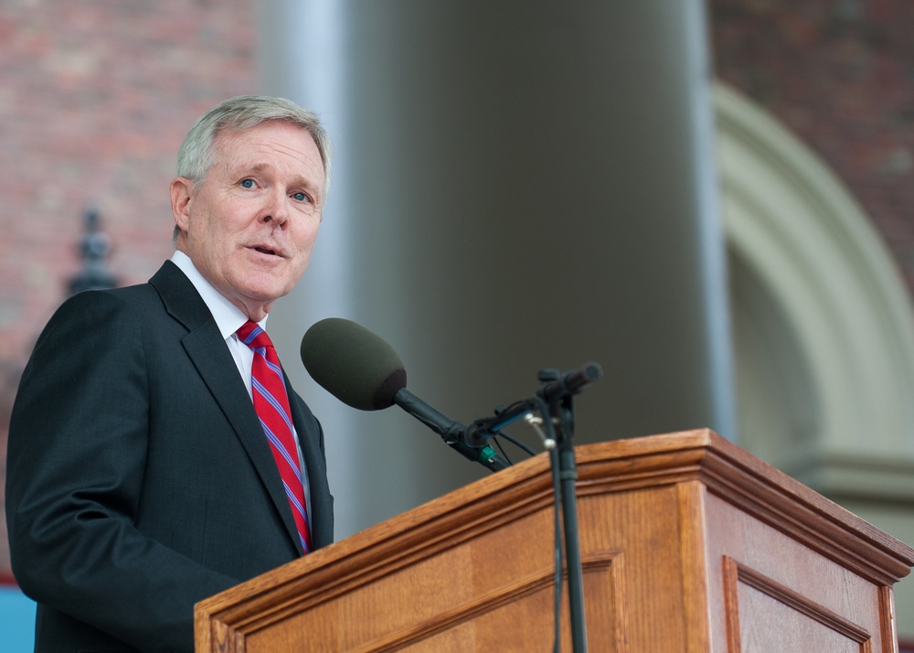 Harvard commissioning ceremony