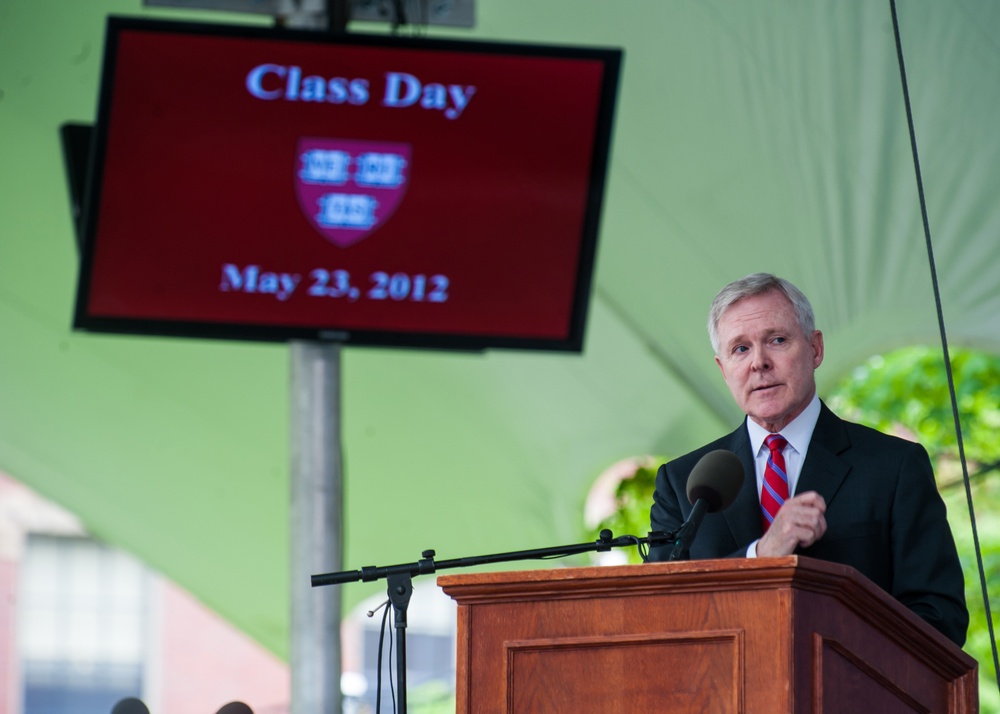 Harvard commissioning ceremony