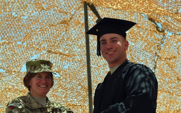 45th Sustainment Brigade soldier earns his diploma