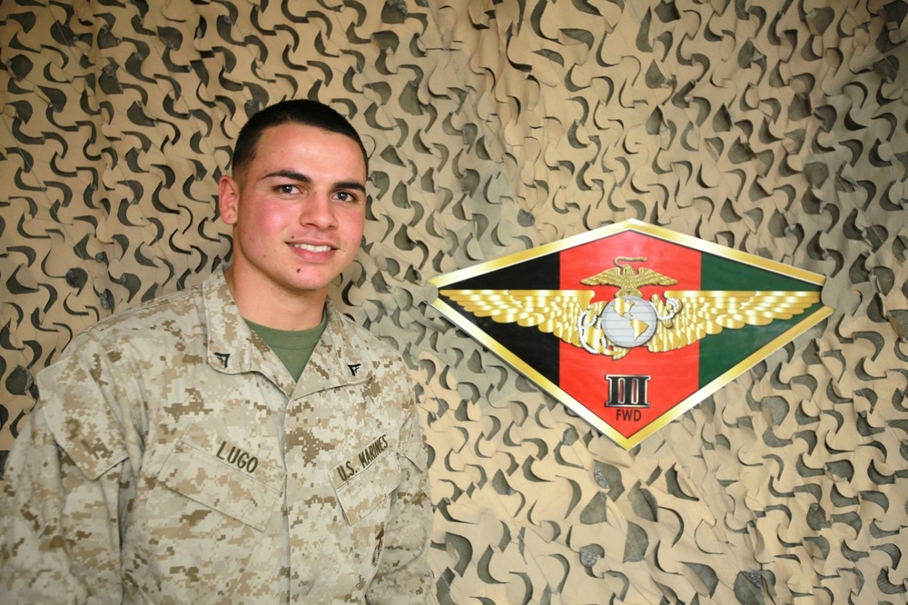 Lance Cpl. Alex Lugo, MACG-38