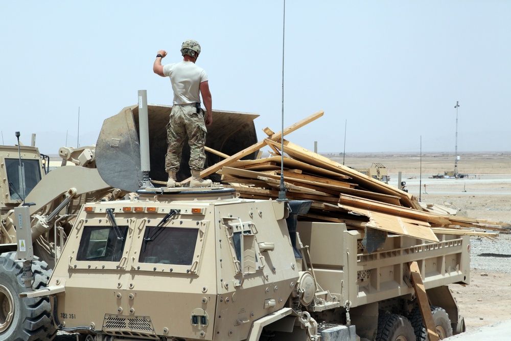 Demolition on Camp Delaram II