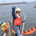 Sailors conduct oil spill response certification