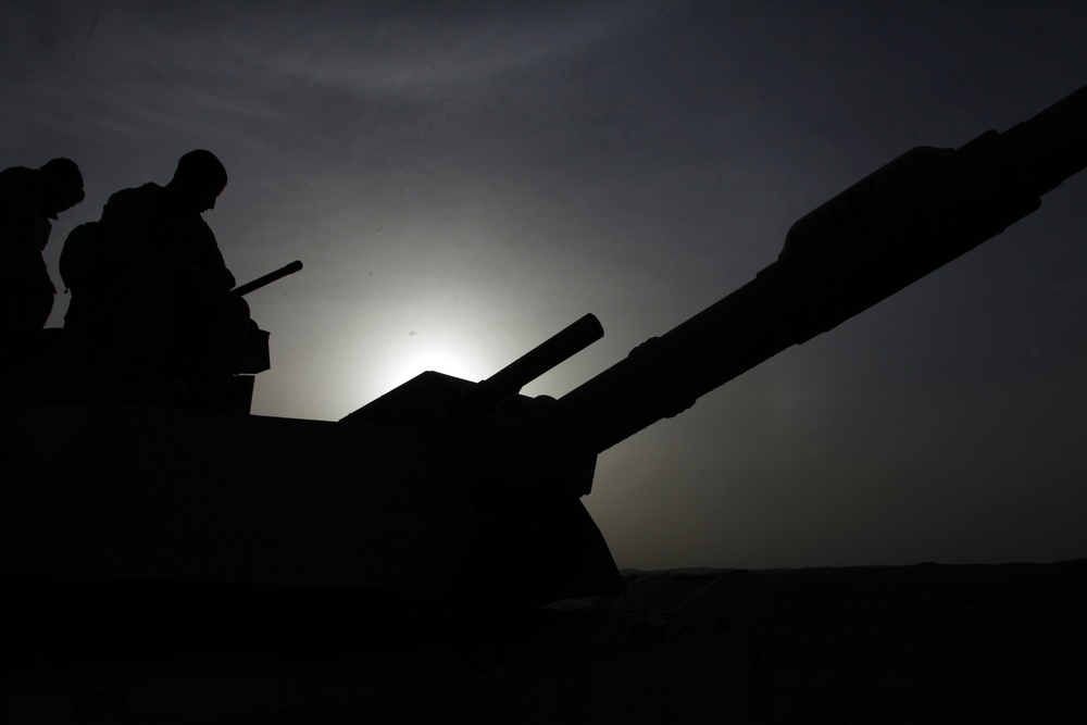 1st Tank Battalion prepares to provide support