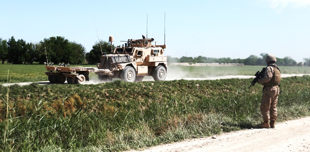 Improve road conditions near FOB Geronimo