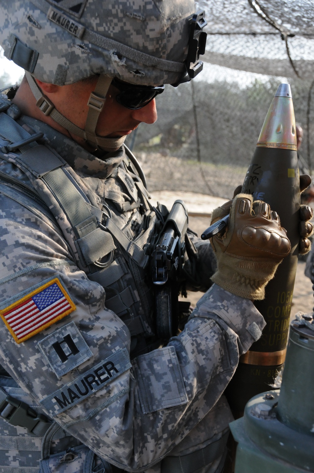 Memorial Day Tribute: Vanguard soldiers salute the fallen with artillery rounds