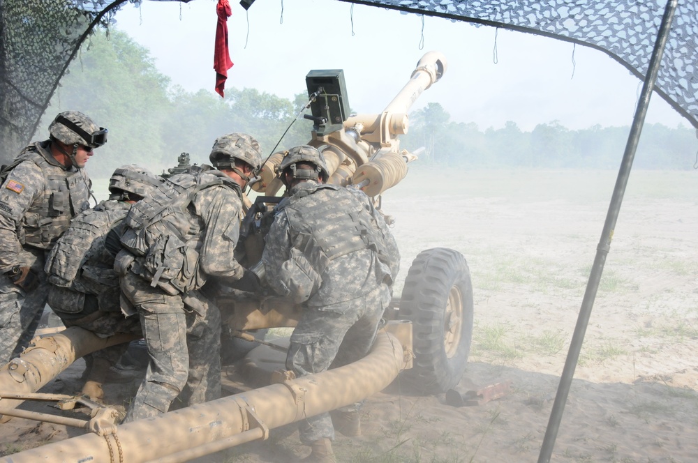 Memorial Day Tribute: Vanguard soldiers salute the fallen with artillery rounds