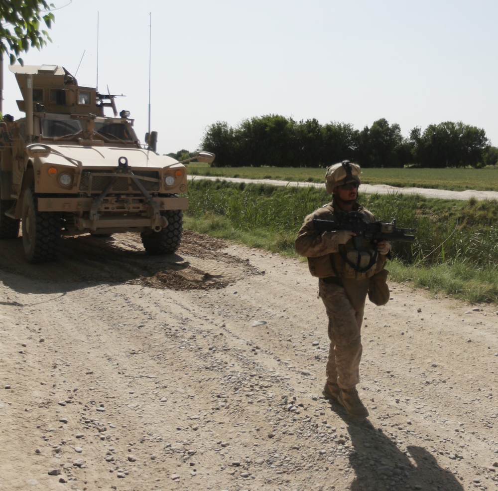 Improve road conditions near FOB Geronimo