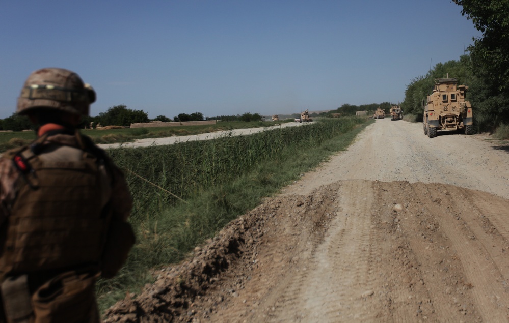 Improve road conditions near FOB Geronimo