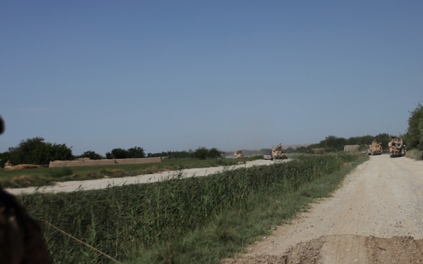 Improve road conditions near FOB Geronimo