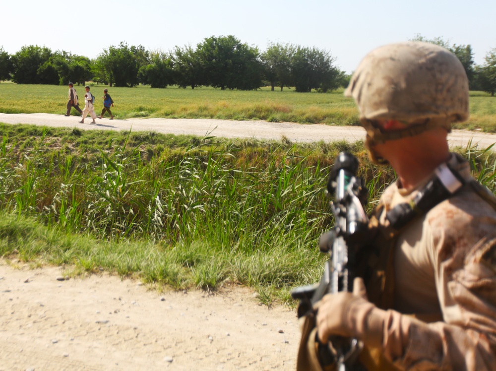 Improve road conditions near FOB Geronimo