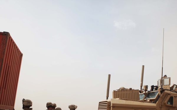 CLB-5 support resupply efforts