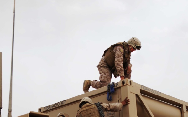 CLB-5 support resupply efforts