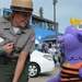 Seamoor, the water safety sea serpent, park rangers talk water safety