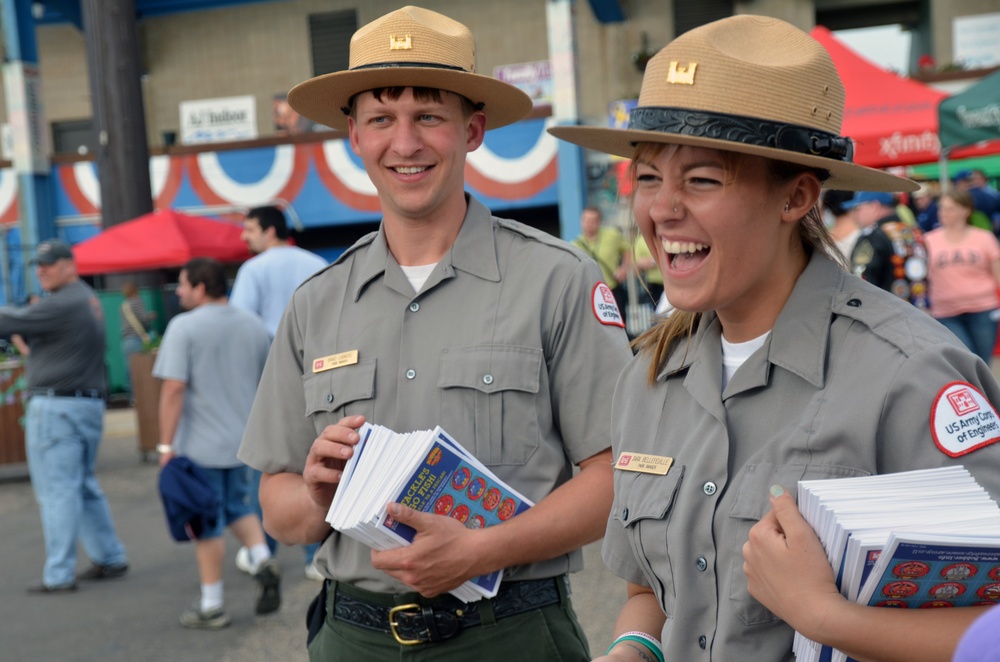 Seamoor, the water safety sea serpent, park rangers talk water safety
