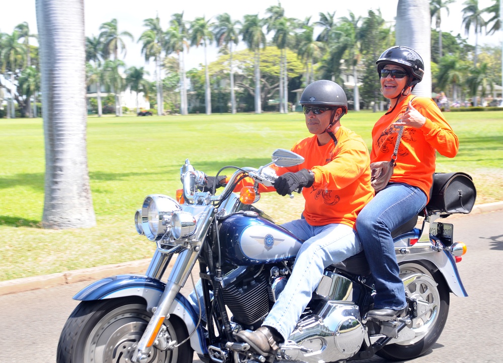 USARPAC motorcycle safety ride thunders across Hawaii