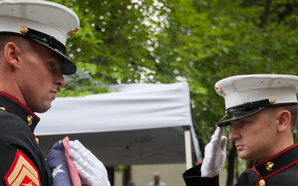 Marines honor Civil War veterans, place flags at graves - Fleet Week New York 2012