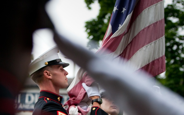 Marines honor Civil War veterans, place flags at graves - Fleet Week New York 2012
