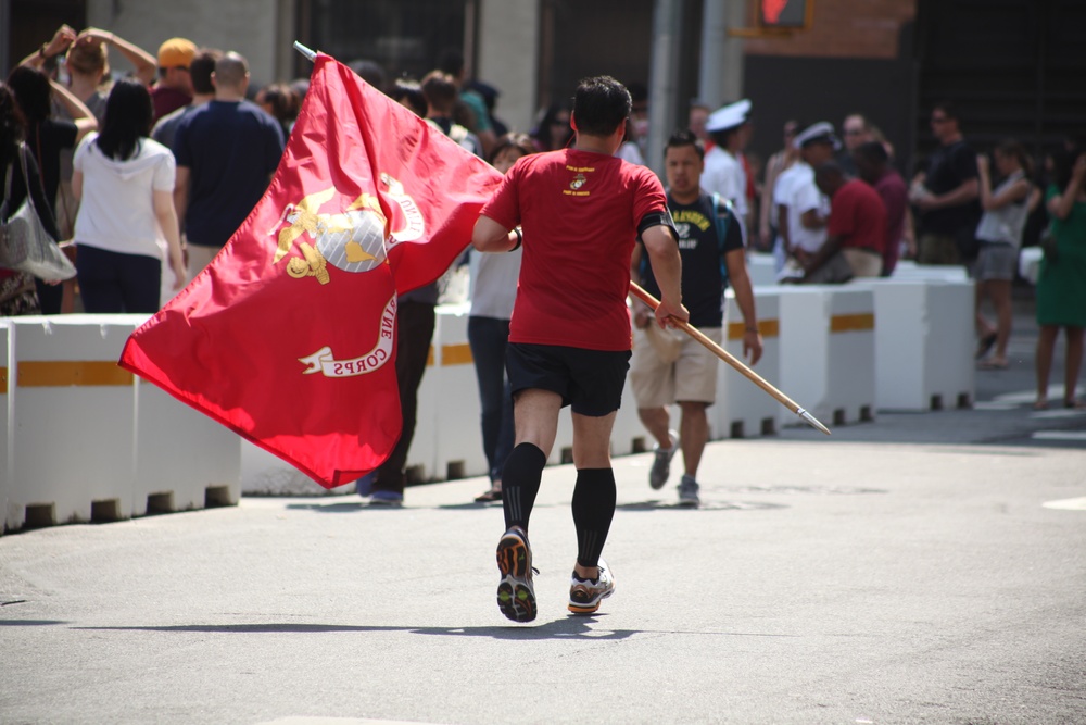 Marine veteran runs 100 miles to honor today's heroes
