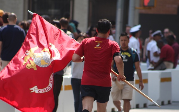 Marine veteran runs 100 miles to honor today's heroes