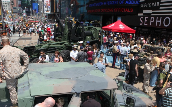 Marine Day in Times Square