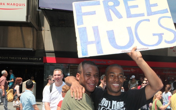 Marine Day in Times Square