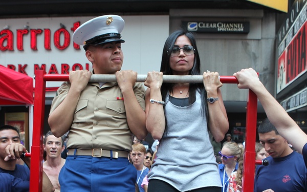 Marine Day in Times Square