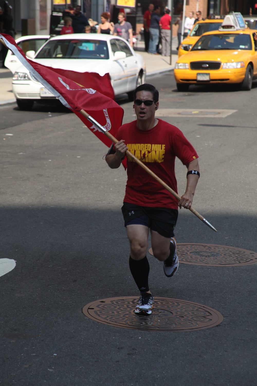 Marine veteran runs 100 miles to honor today's heroes