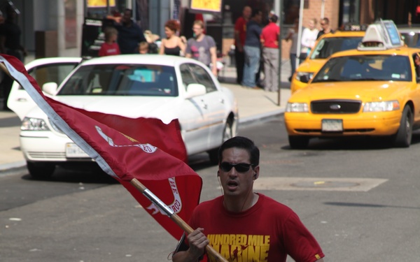 Marine veteran runs 100 miles to honor today's heroes