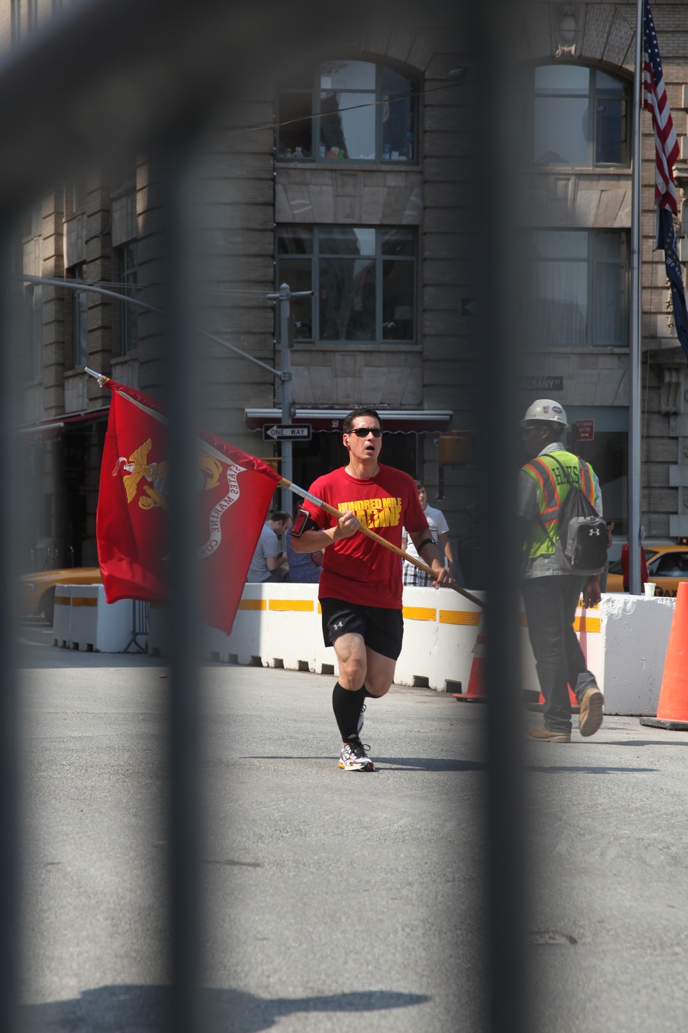 Marine veteran runs 100 miles to honor today's heroes