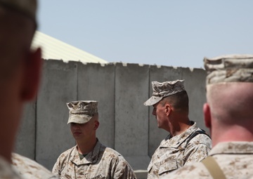Combat Camera Marine awarded the Purple Heart