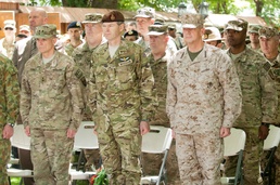 Memorial Day ceremony at ISAF headquarters