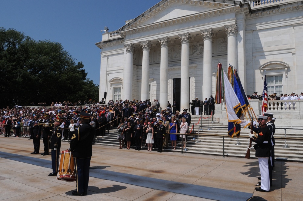 Wreath Laying at Tomb of the Unknowns
