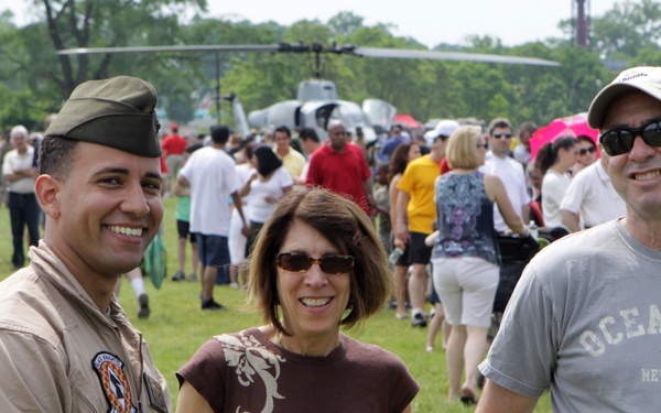 Marine helicopter raid at Playland Park - Fleet Week New York 2012